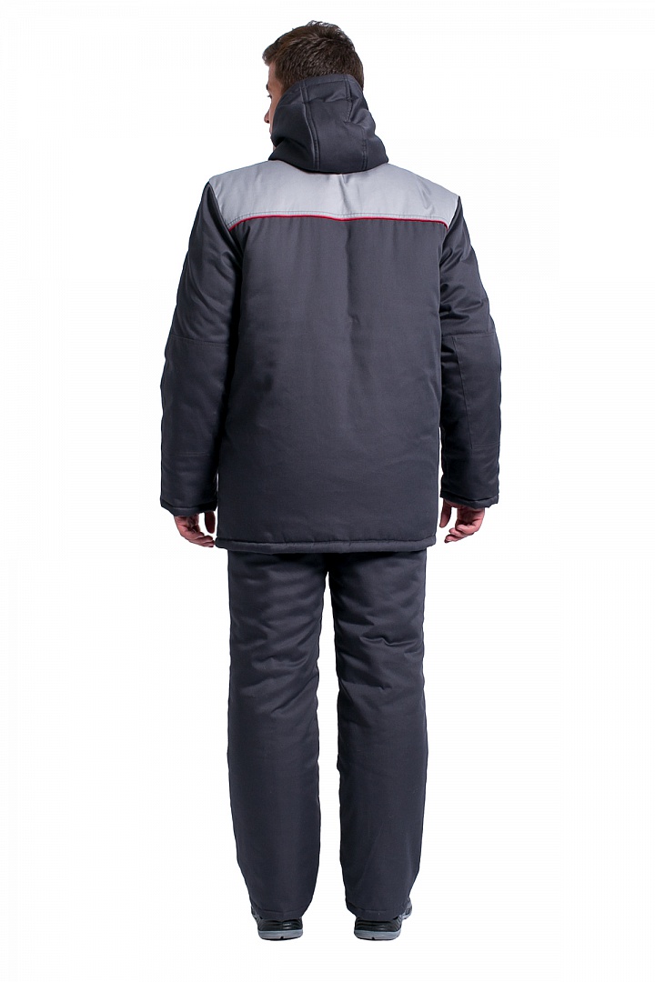 Куртка зимняя мужская Фаворит NEW (тк.Балтекс,210), т.серый/серый